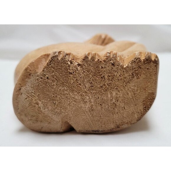 Hand-Carved Wooden Cat Statue Figure Figurine - About 6.5 inches Tall - Lot O - Picture 7 of 7